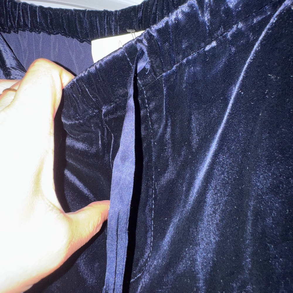 Joie Velvet and Satin Women's Blazer Pant set - Picture 6 of 13